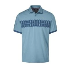 Addison Diamond Print Polo Shirt