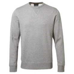 Craghoppers Mens Tain Marl Sweatshirt (Soft Grey)