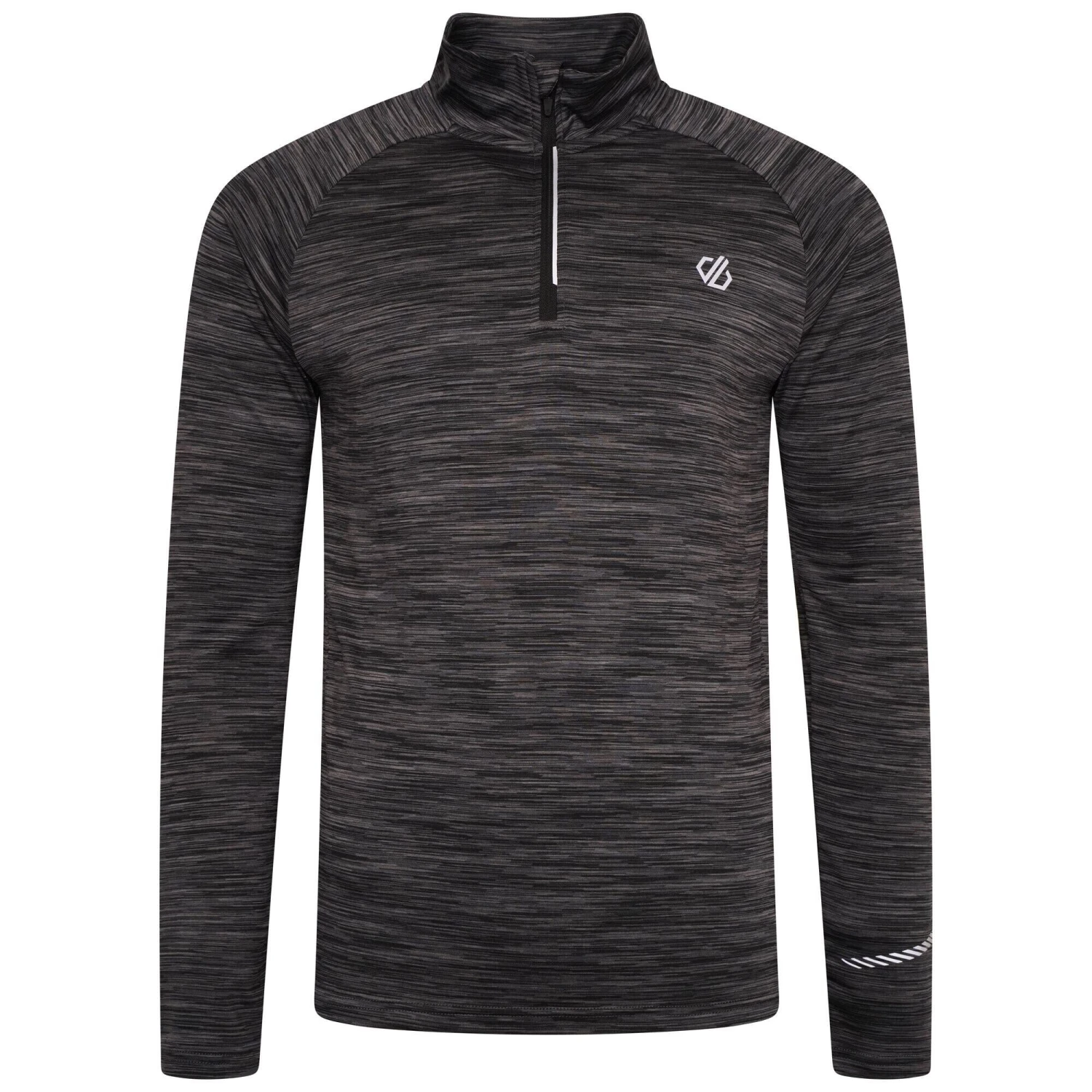 Dare 2b Mens Accelerate Space Dye Jersey LongSleeved TShirt (Ash Grey) - Image 6