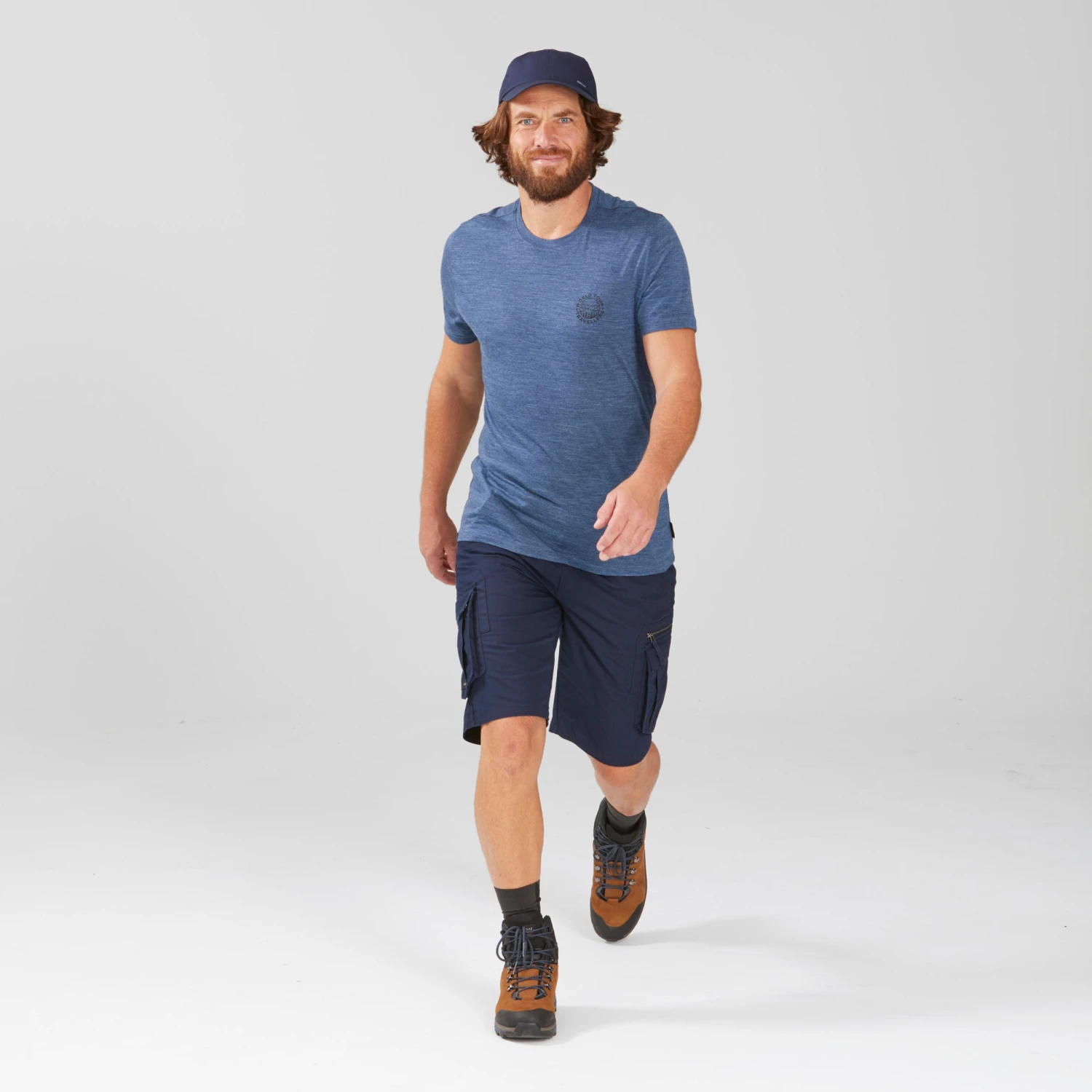 Men's Travel Trekking Cargo Shorts - TRAVEL 100 - Image 20