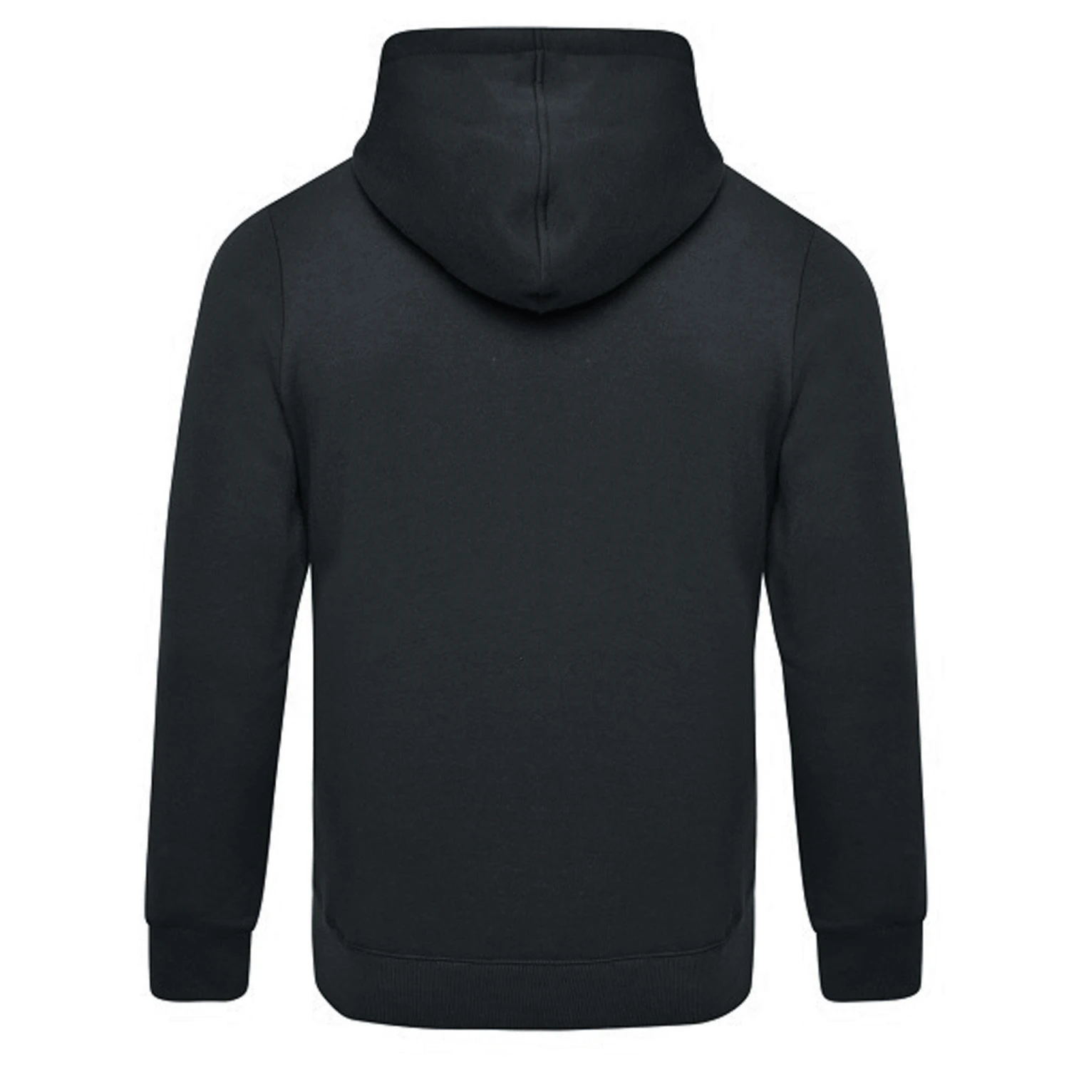 UMBRO Mens Club Leisure Full Zip Hoodie (Black/White) - Image 2