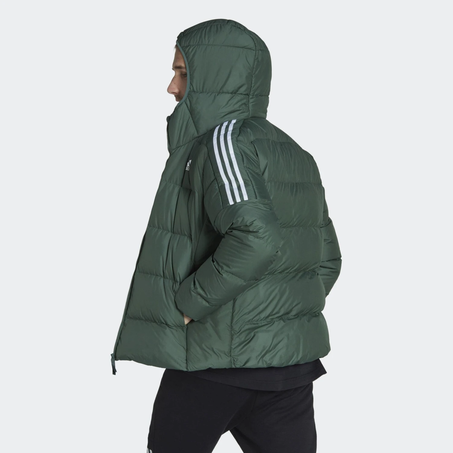 ADIDAS Essentials Midweight Down Hooded Jacket - Image 10