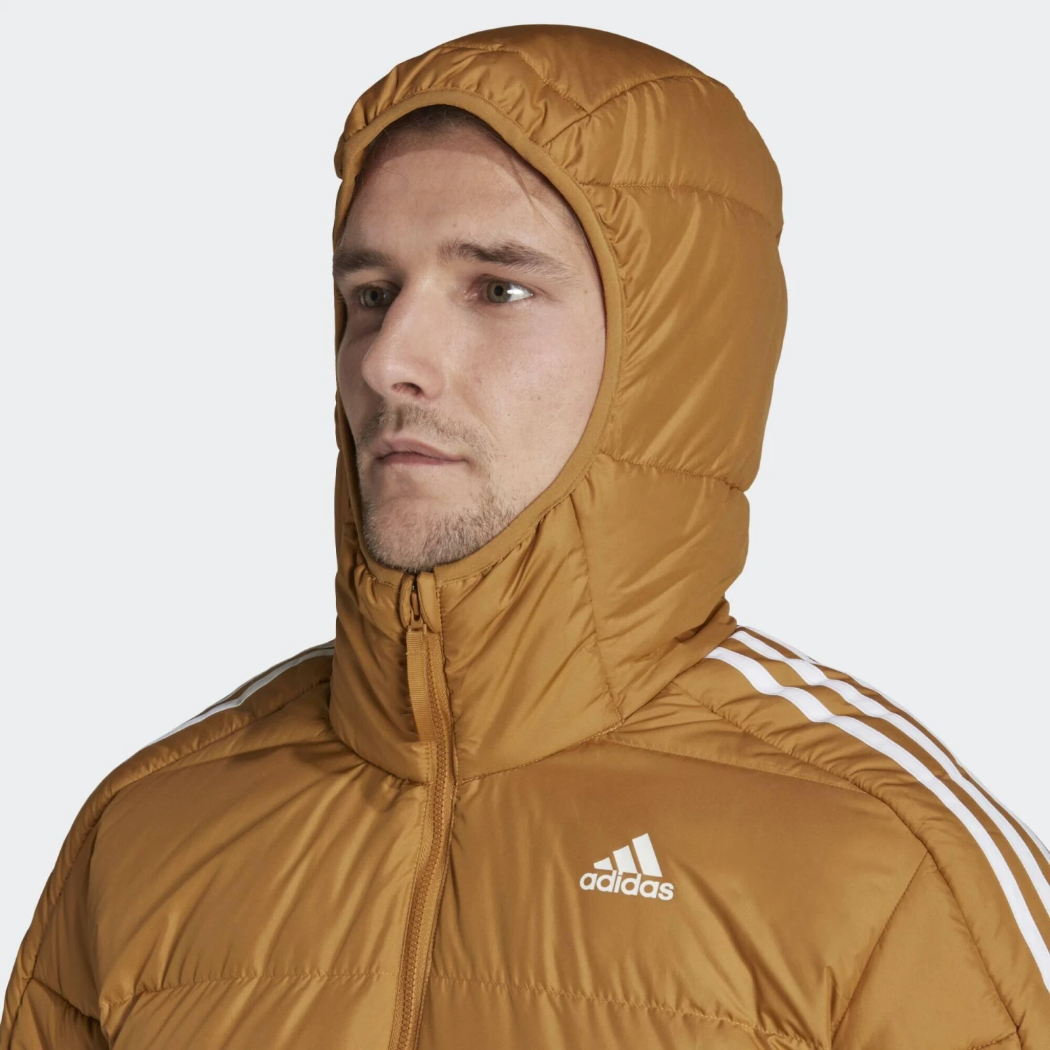 ADIDAS Essentials Midweight Down Hooded Jacket - Image 4