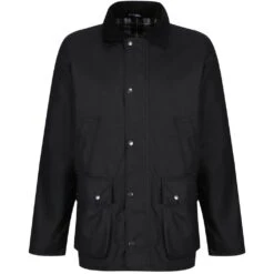 Regatta Mens Banbury Wax Jacket (Black)