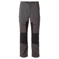 Craghoppers Mens Kiwi Pro Trousers (Black Pepper/Black)