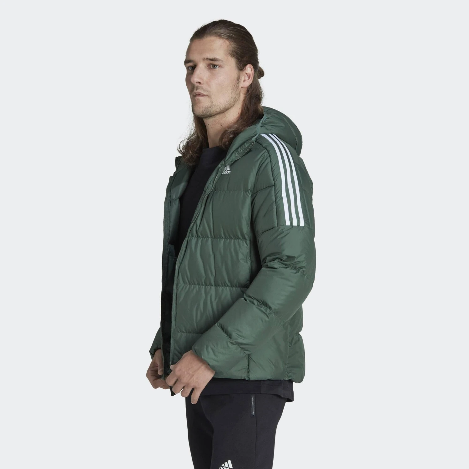 ADIDAS Essentials Midweight Down Hooded Jacket - Image 8