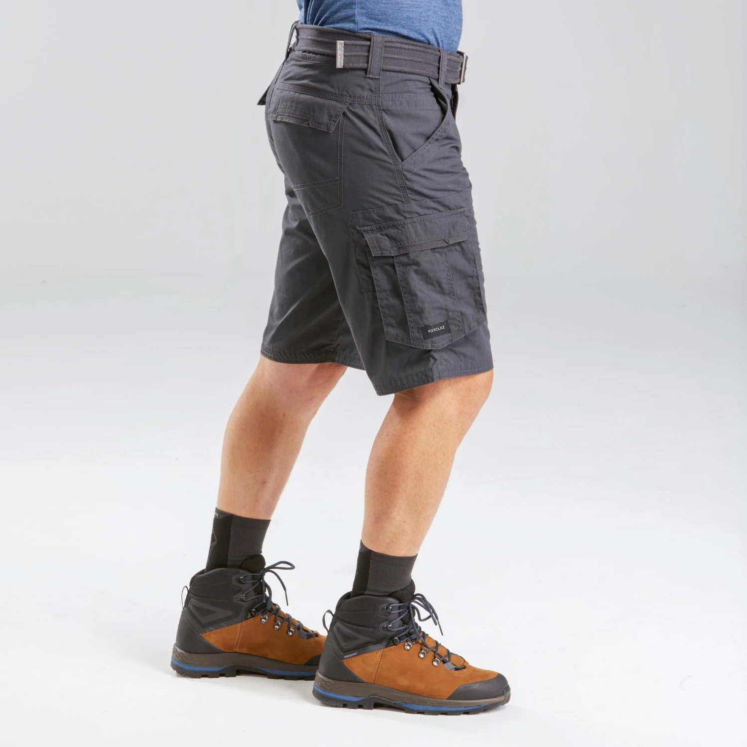 Men's Travel Trekking Cargo Shorts - TRAVEL 100 - Image 4