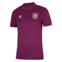 UMBRO Burnley FC Mens 22/23 Polo Shirt (Purple Potion)