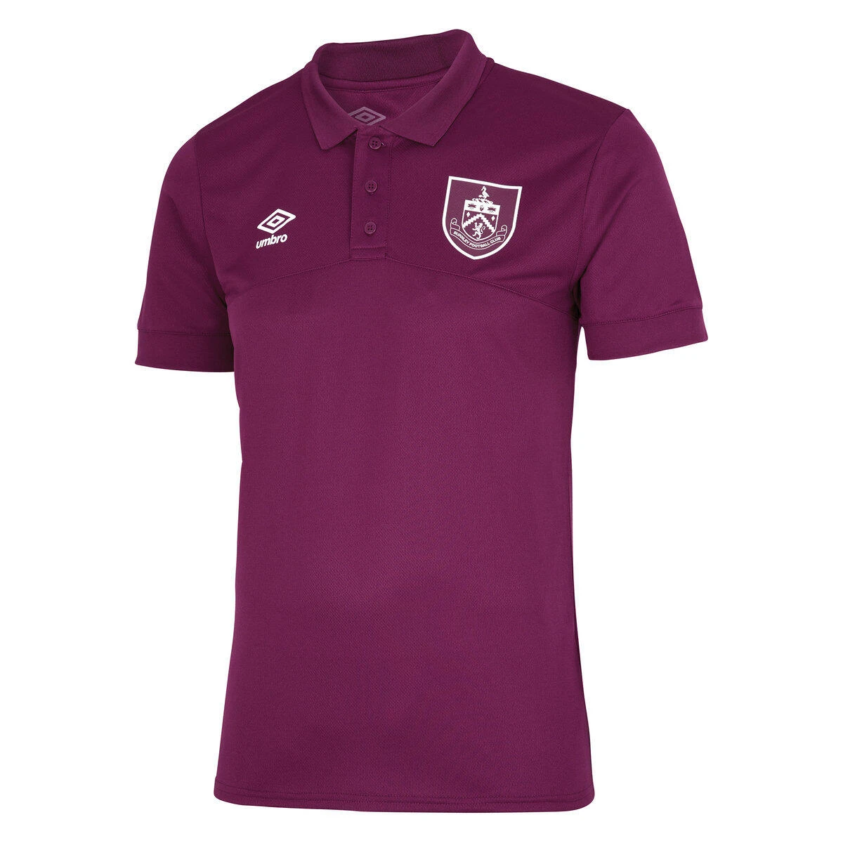 UMBRO Burnley FC Mens 22/23 Polo Shirt (Purple Potion)