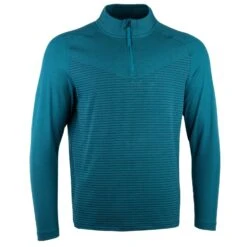 Nike Mens Vapor Half Zip Top (Bright Spruce/Obsidian Blue/Black)