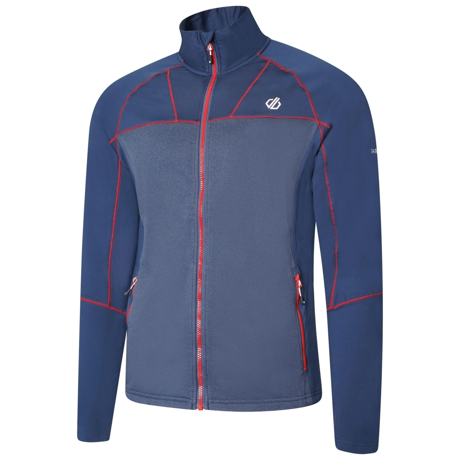 Dare 2b Mens Reformed II Core Stretch Recycled Fleece Jacket (Fjord Blue/Gulfstream) - Image 7