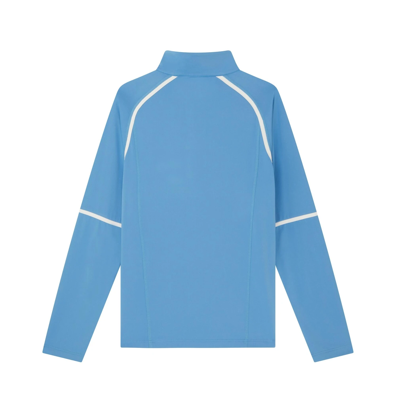 Mens Quarter Zip Base Layer Top (Grey) - Image 6