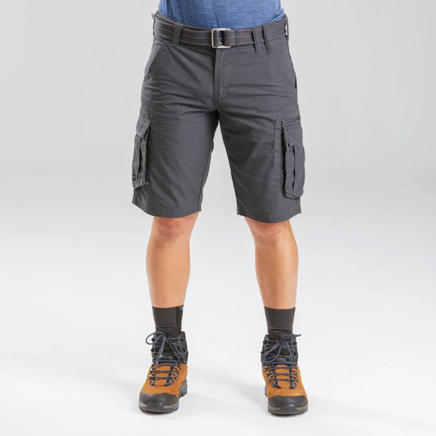 Men's Travel Trekking Cargo Shorts - TRAVEL 100 - Image 3
