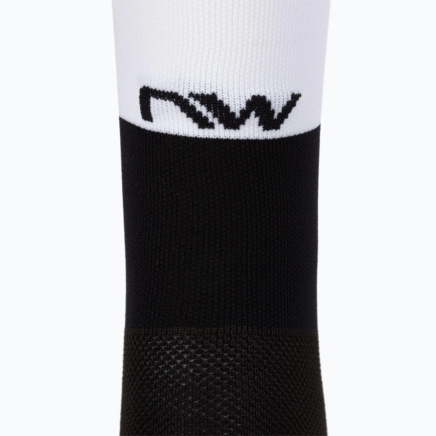 Northwave WORK LESS RIDE MORE Sock Black White - Image 4