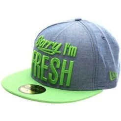 NEW ERA Sorry I'm Fresh Blue Chambray/Lime Fitted Cap