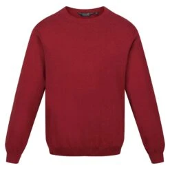 Regatta Mens Kaelen Jersey Knitted Jumper (Syrah Red)