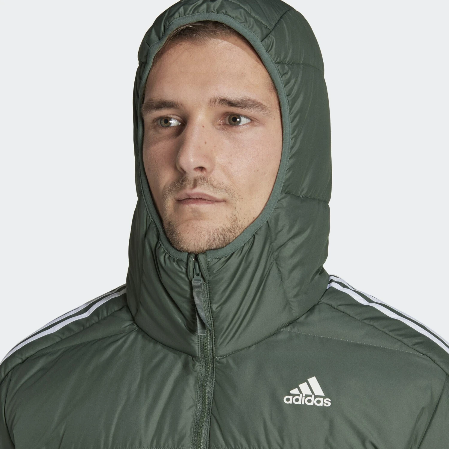 ADIDAS Essentials Midweight Down Hooded Jacket - Image 11