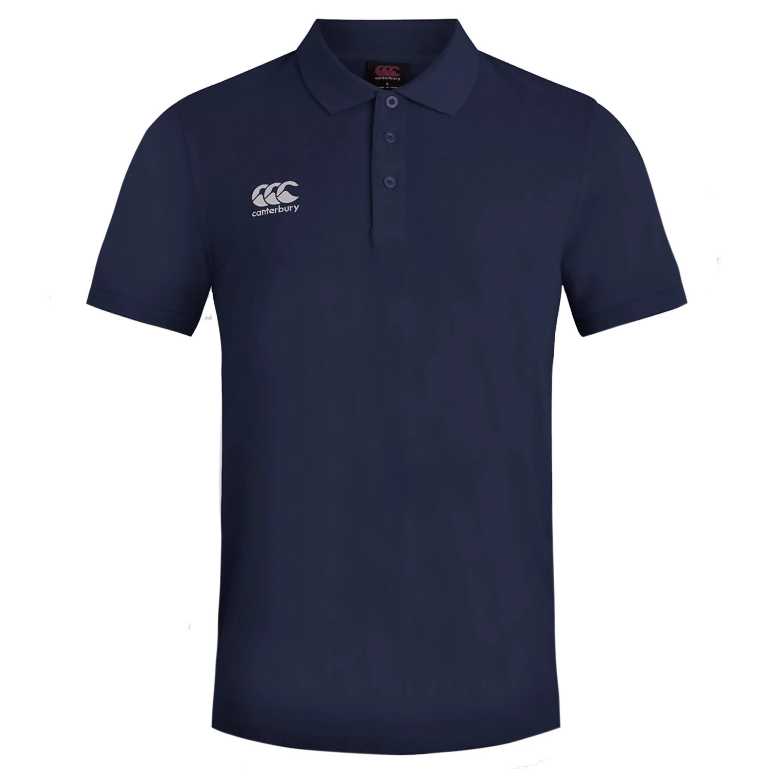 Canterbury Mens Waimak Short Sleeve Pique Polo Shirt (Black) - Image 5