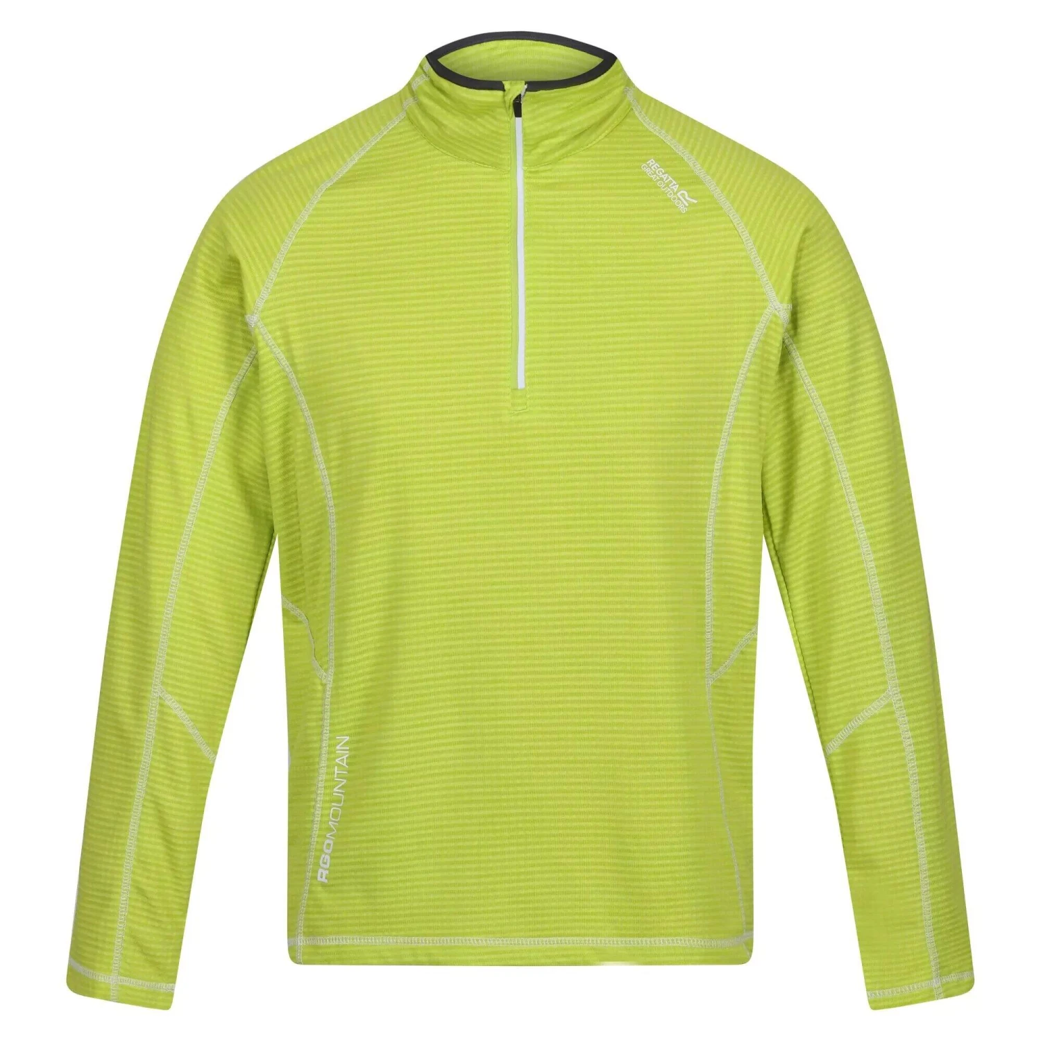 Regatta Mens Yonder Quick Dry Moisture Wicking Half Zip Fleece Jacket (Pacific Green) - Image 17