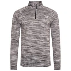 Dare 2b Mens Accelerate Space Dye Jersey LongSleeved TShirt (Ash Grey)