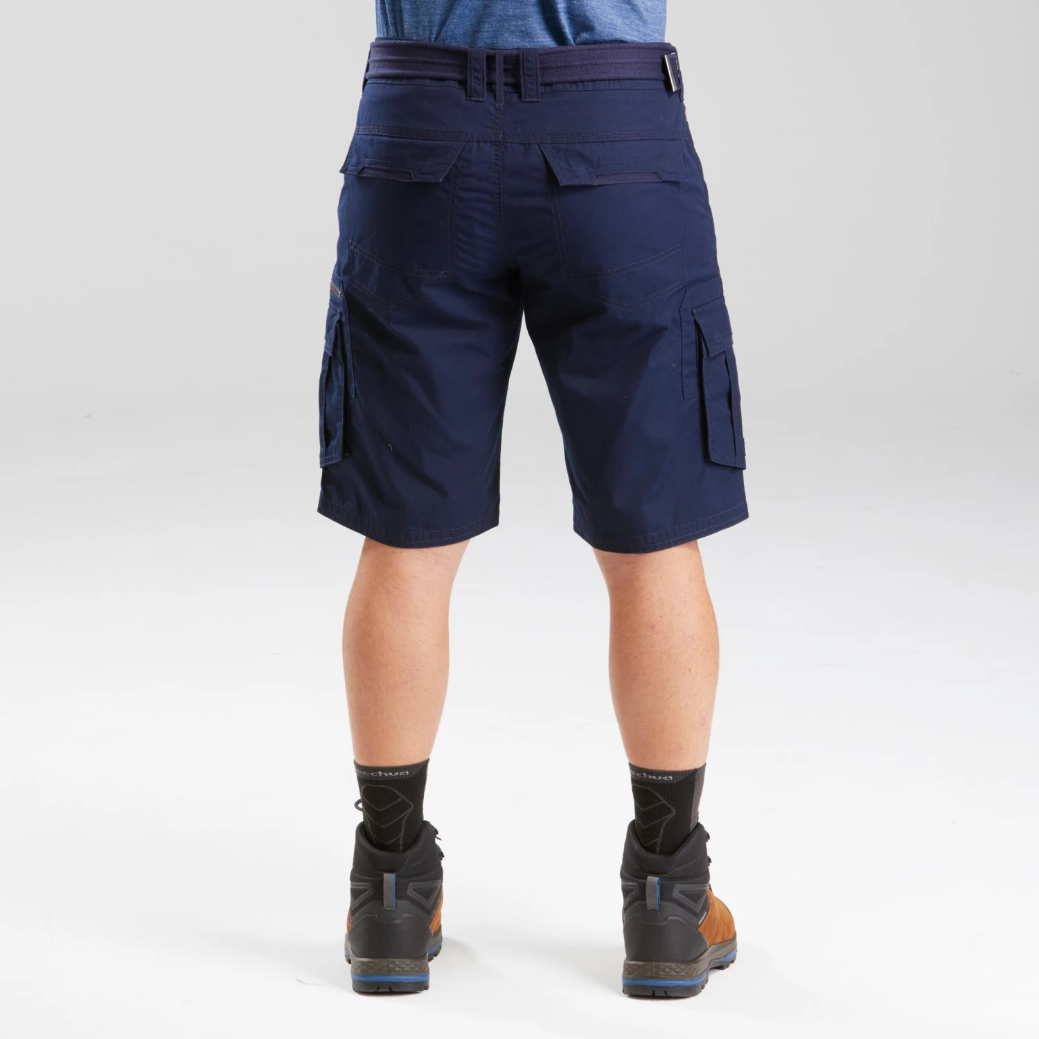 Men's Travel Trekking Cargo Shorts - TRAVEL 100 - Image 15