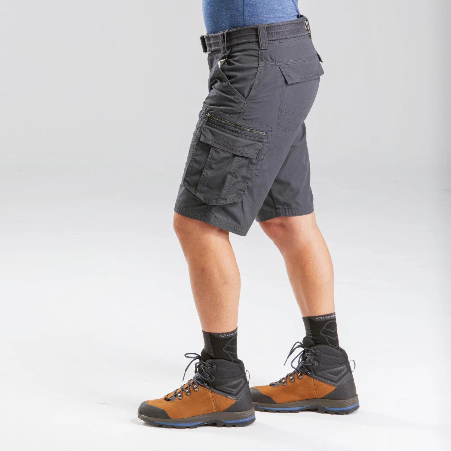 Men's Travel Trekking Cargo Shorts - TRAVEL 100 - Image 6