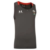 Under Armour Wales Welsh Gym Tank Vest Top Mens Rugby Adults