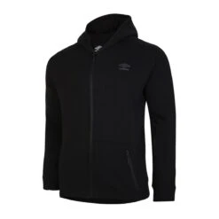 UMBRO Mens Pro Elite Fleece Jacket (Black)