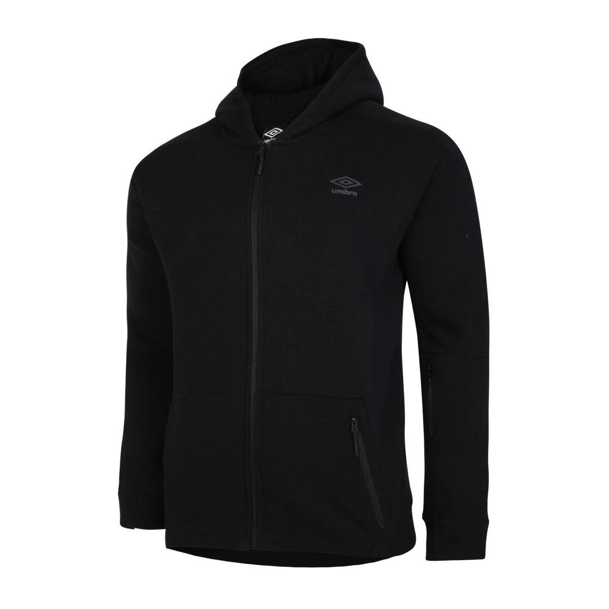UMBRO Mens Pro Elite Fleece Jacket (Black)