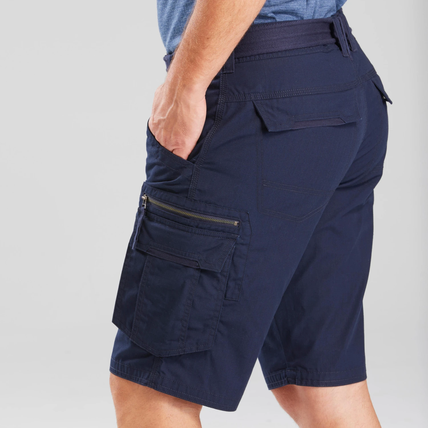 Men's Travel Trekking Cargo Shorts - TRAVEL 100 - Image 19