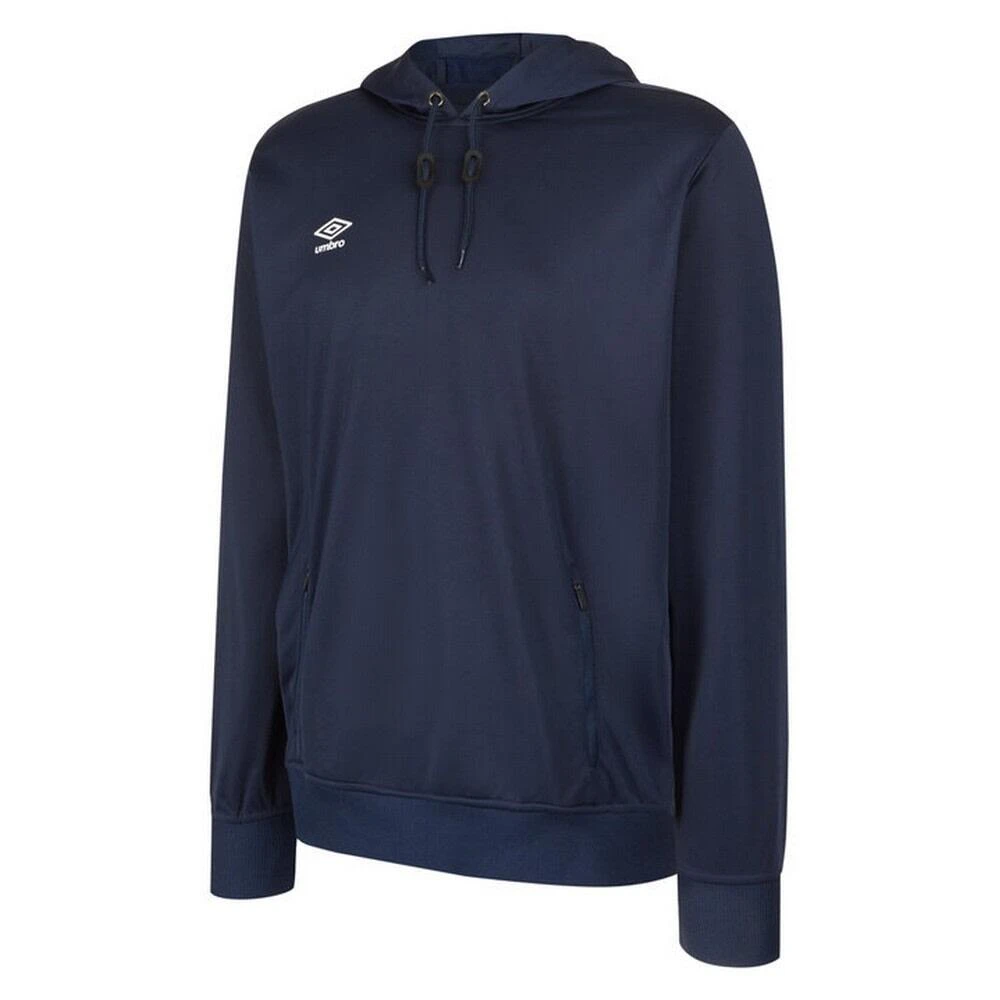 UMBRO Mens Club Essential Polyester Hoodie (Emerald) - Image 3