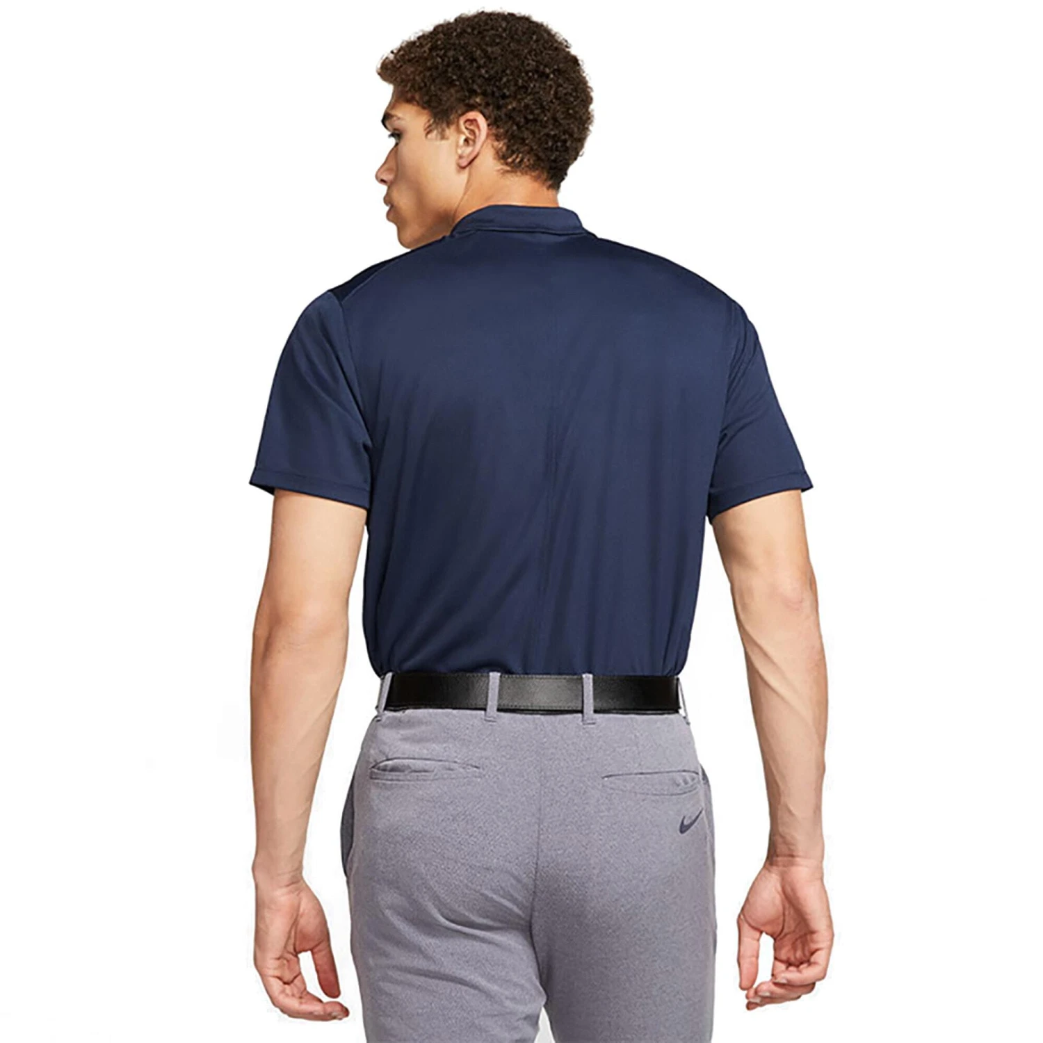 Nike Mens Solid Victory Polo Shirt (Navy) - Image 3