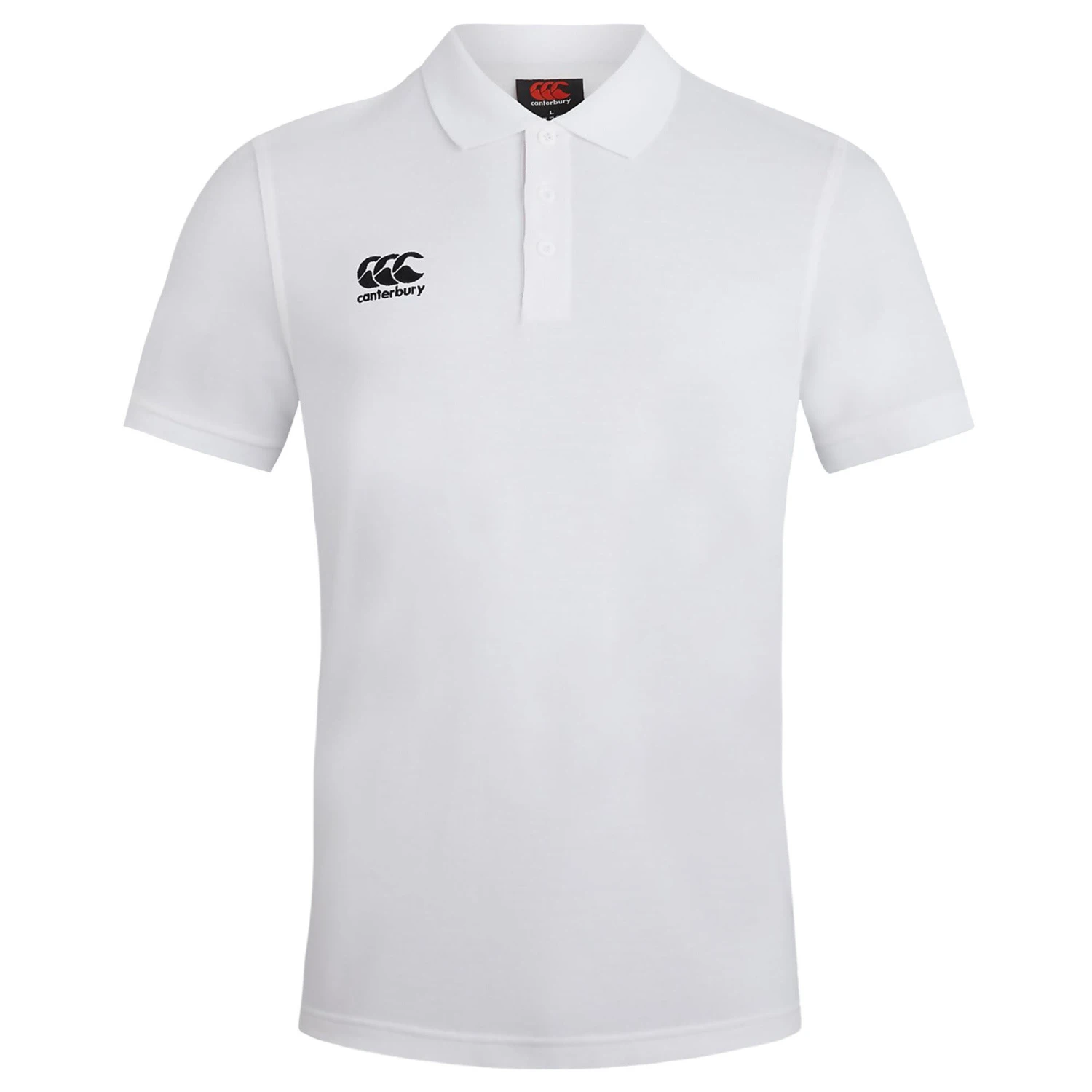 Canterbury Mens Waimak Short Sleeve Pique Polo Shirt (Black) - Image 12