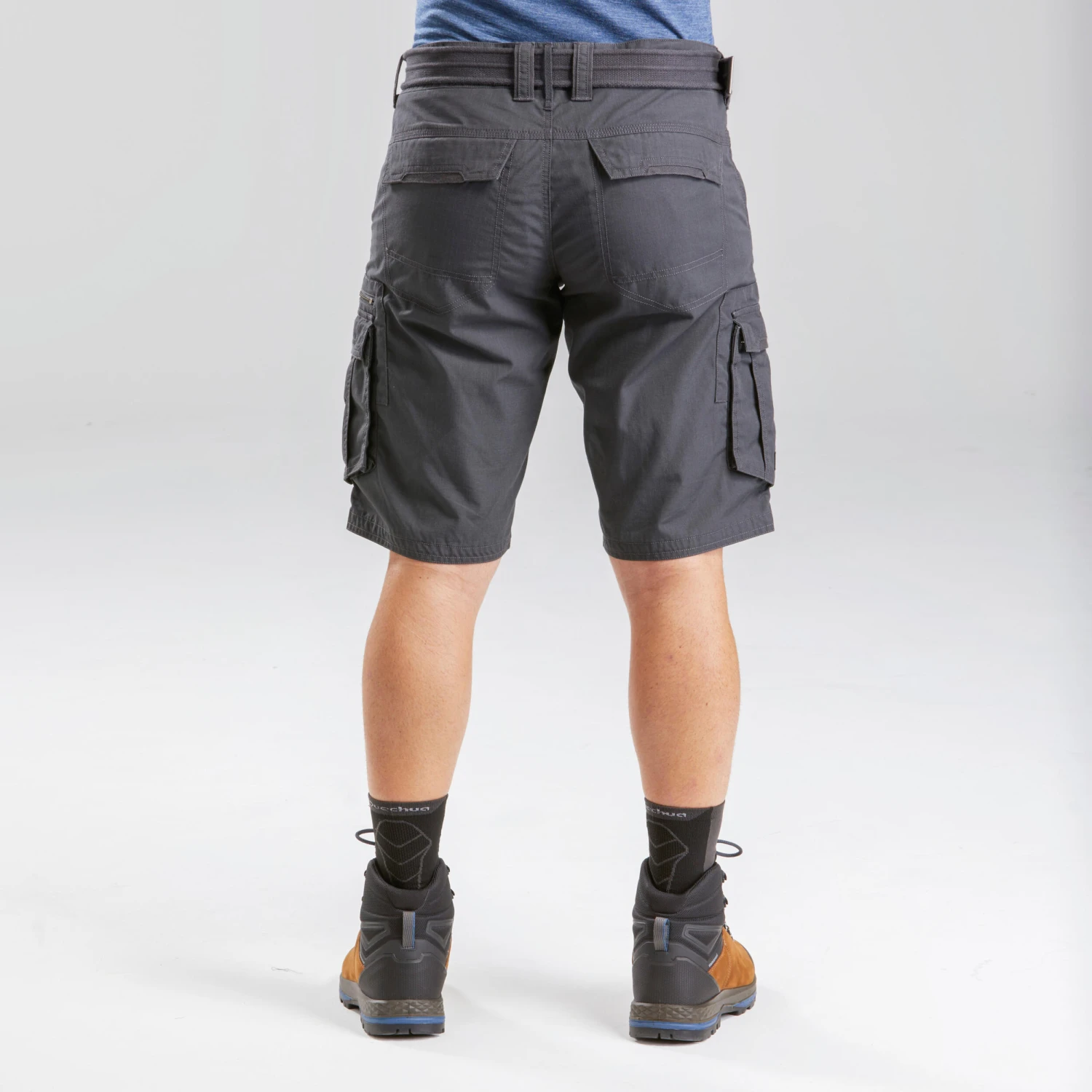 Men's Travel Trekking Cargo Shorts - TRAVEL 100 - Image 5