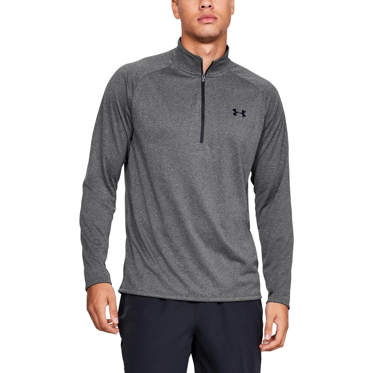 Under Armour Mens Tech TShirt (Black/Charcoal Grey) - Image 7