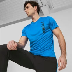 PUMA Mens PUMA FIT Training T-Shirt Tee Top
