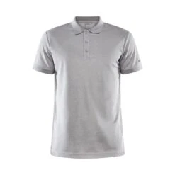 Craft Mens Core Unify Melange Polo Shirt (Grey)