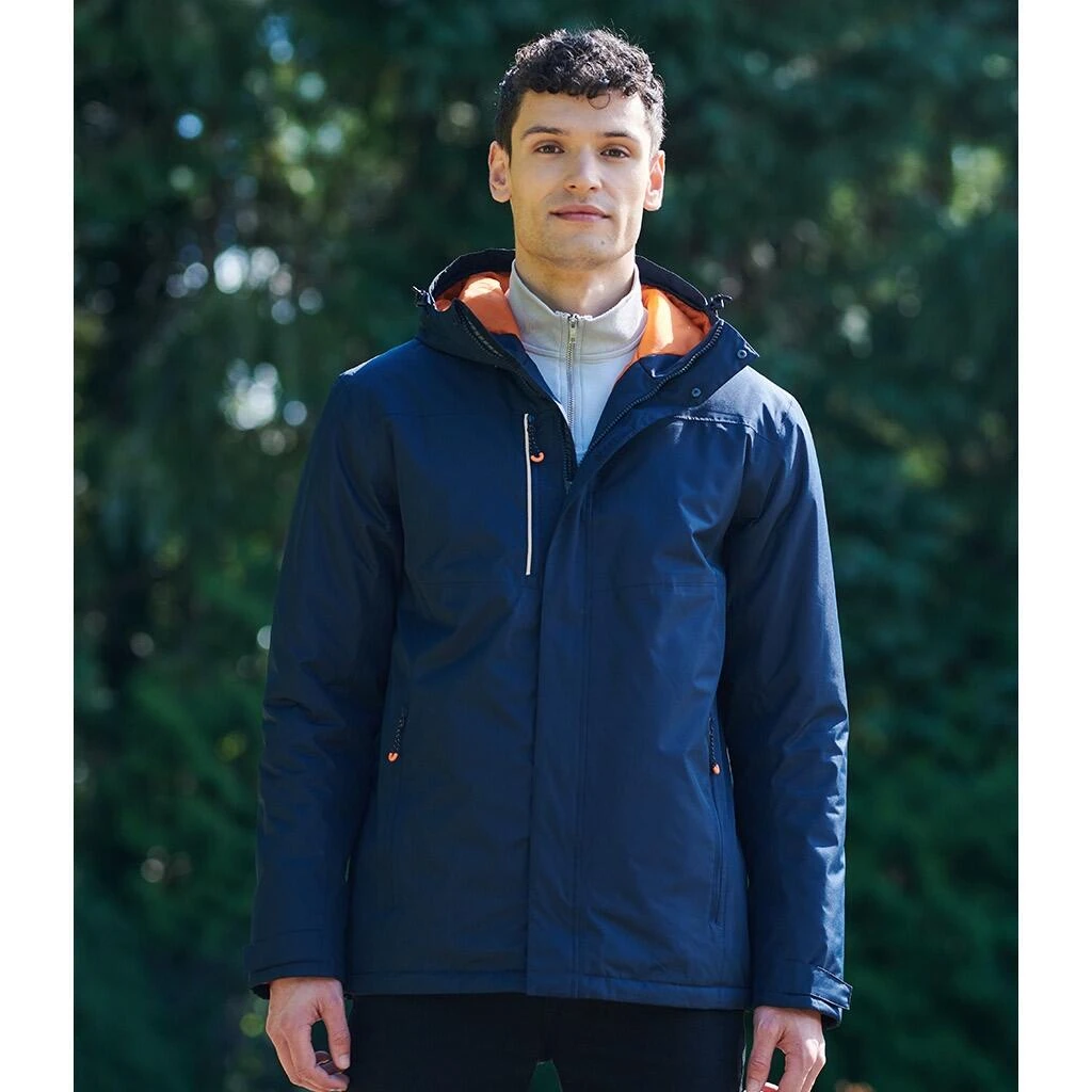 Regatta Mens Thermogen Powercell 5000 Jacket (Navy/Magma Orange) - Image 3