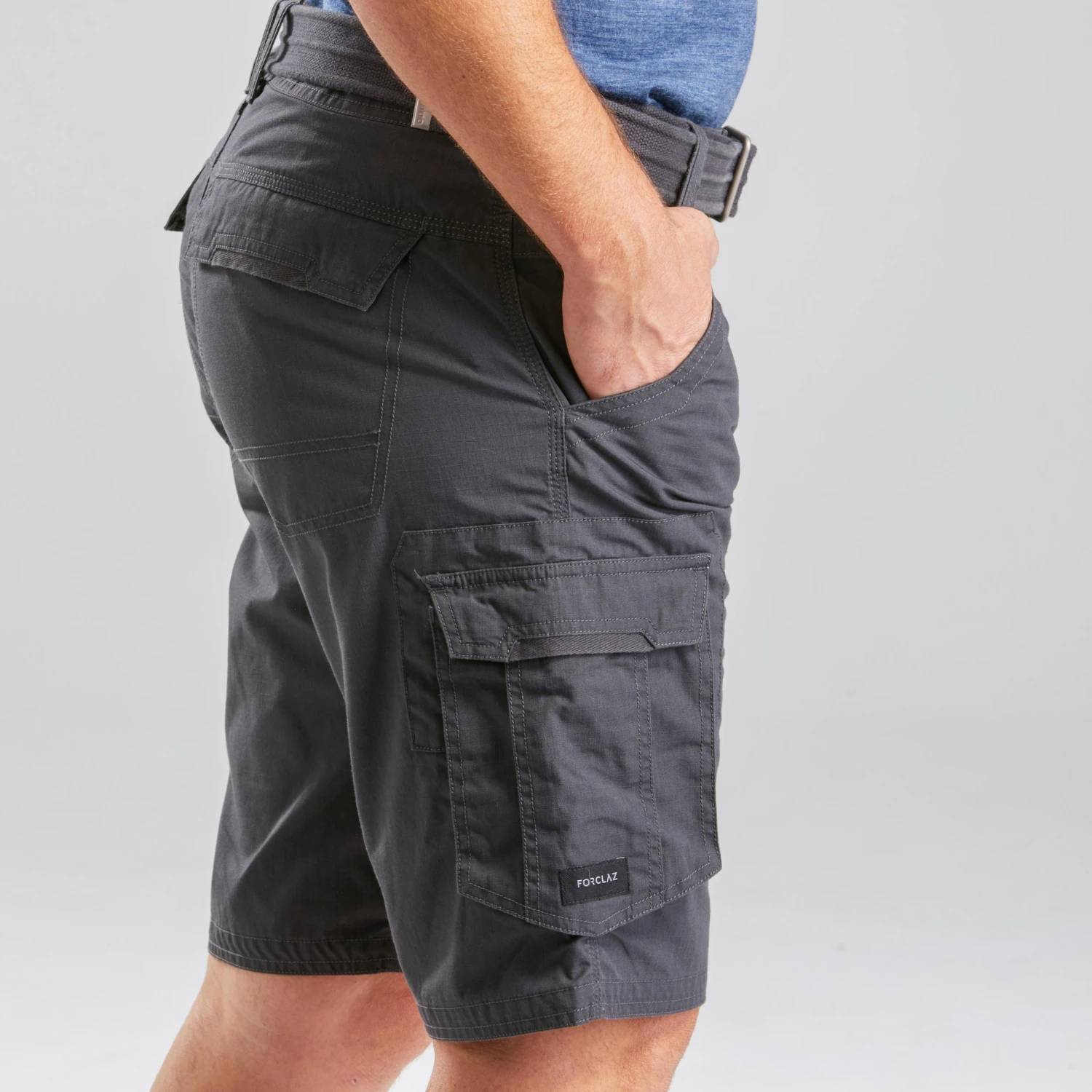 Men's Travel Trekking Cargo Shorts - TRAVEL 100 - Image 8