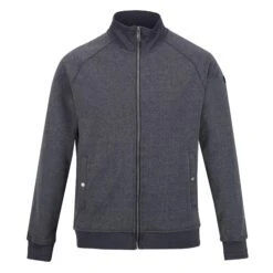 Regatta Mens Ivano Marl Full Zip Fleece Jacket (India Grey)