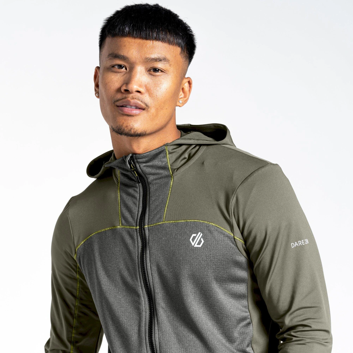 Dare 2b Mens Revive II Lightweight Hoodie (Duck Green) - Image 7