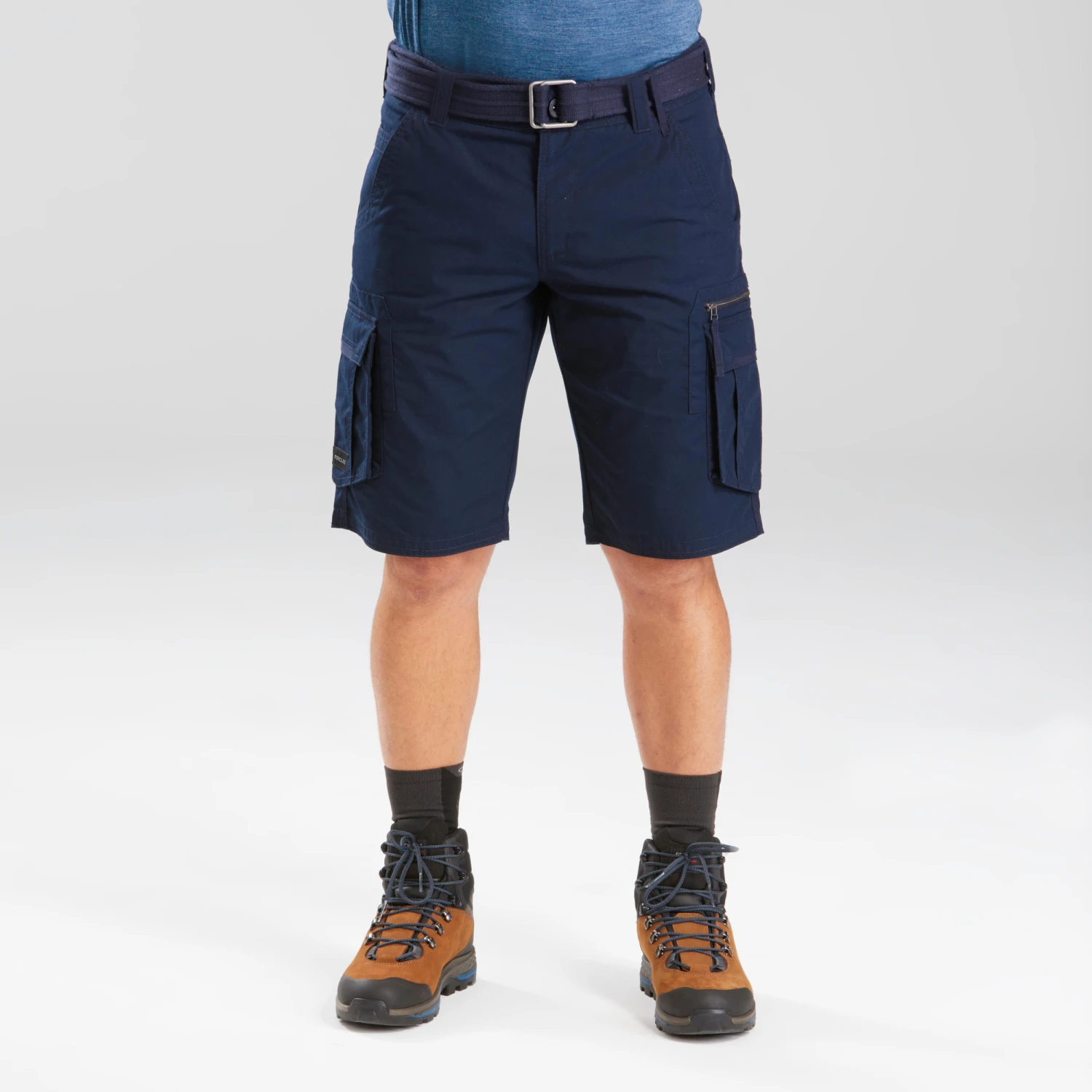 Men's Travel Trekking Cargo Shorts - TRAVEL 100 - Image 13
