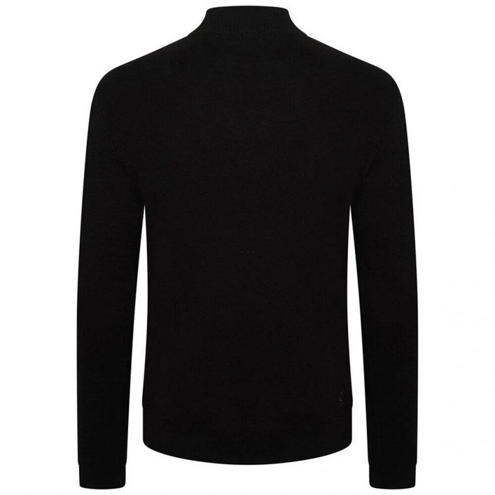 Dare 2b Mens Dutiful II Stripe Half Zip Sweatshirt (Black) - Image 2